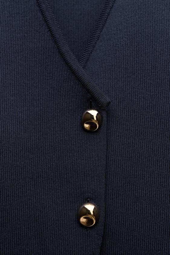 Jemima - Cropped Knit Vest