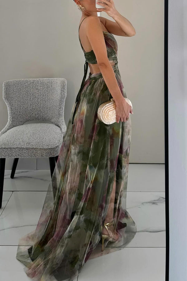 Éloïse - Enchanting floral print maxi dress