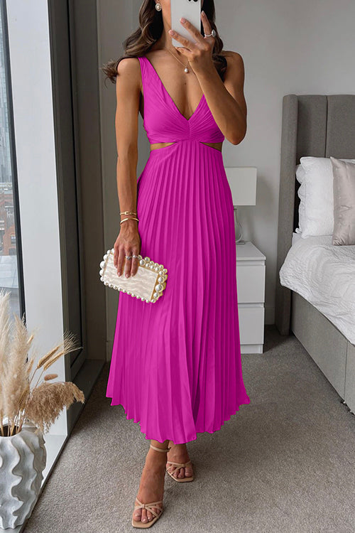 Seraphina - Pleated Maxi Dress