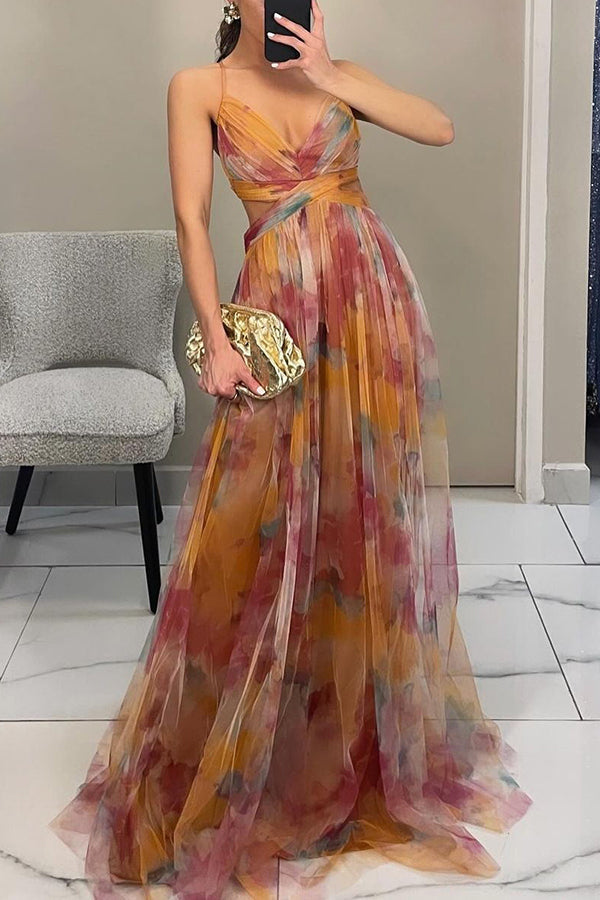 Éloïse - Enchanting floral print maxi dress