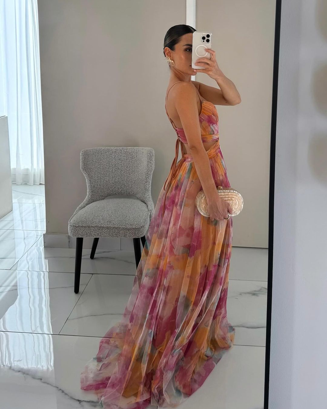 Éloïse - Enchanting floral print maxi dress