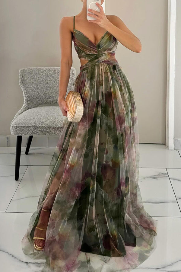 Éloïse - Enchanting floral print maxi dress
