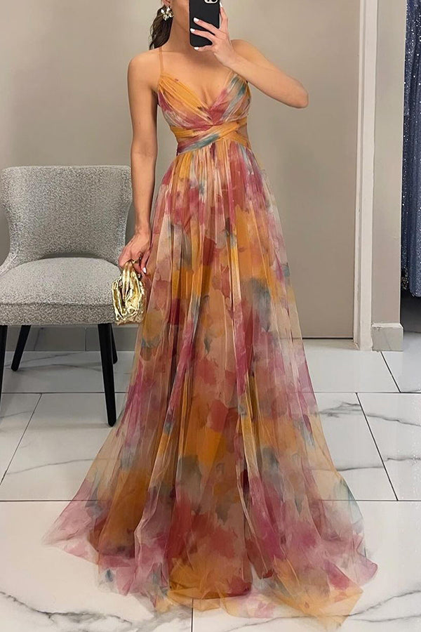 Éloïse - Enchanting floral print maxi dress