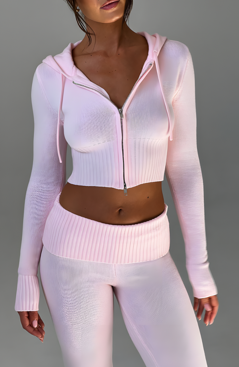 Annabelle - Knit Set - Pink