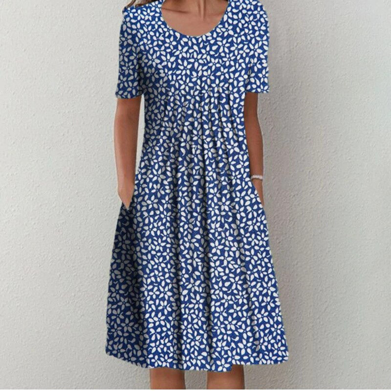 Matilda – Elegant Layered Tummy-Coverage Dress
