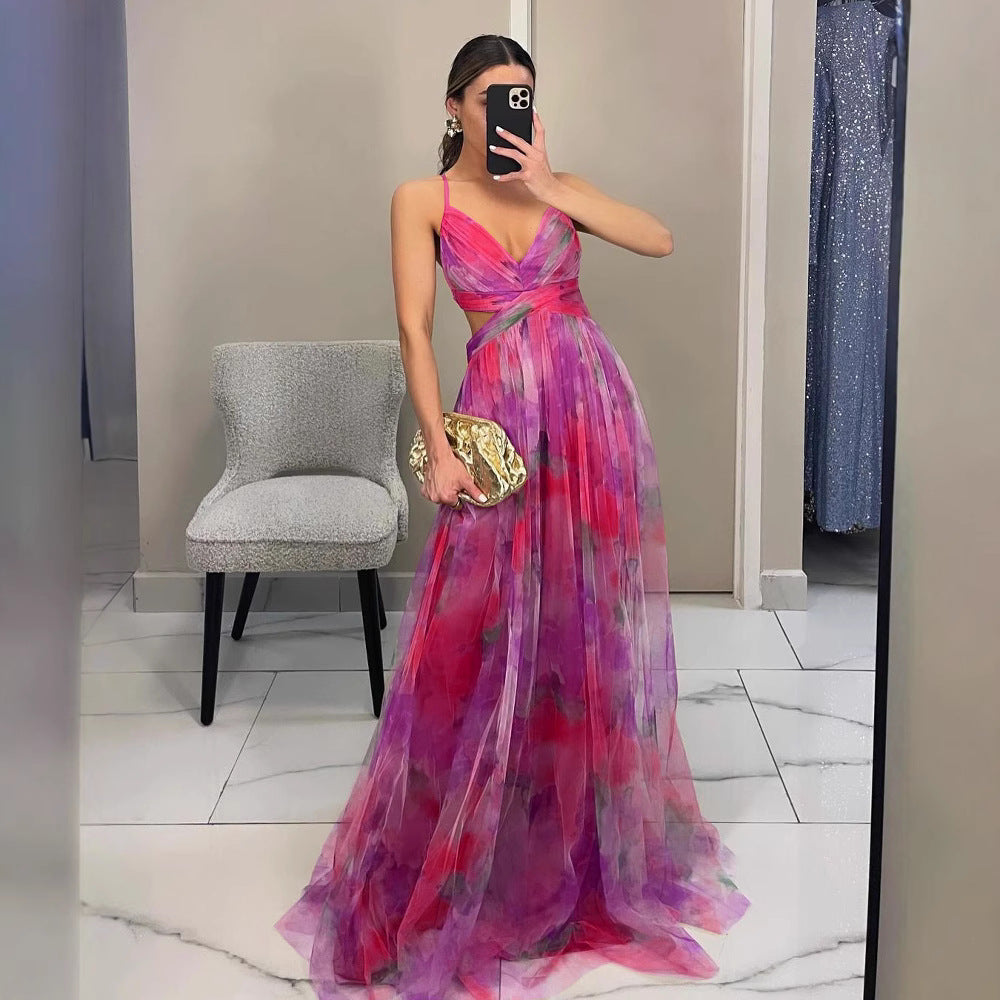 Éloïse - Enchanting floral print maxi dress