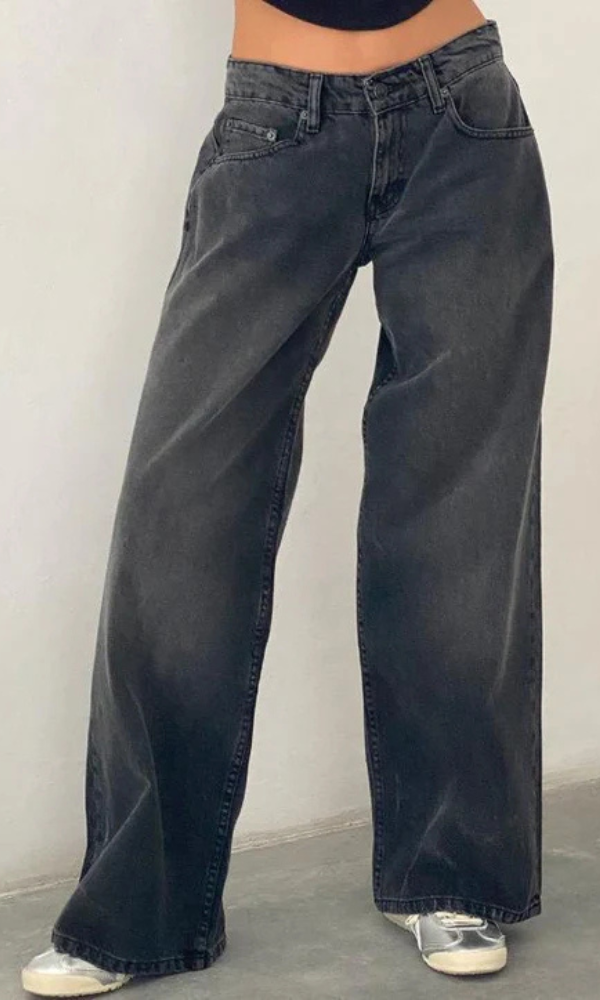 Calina - Low-Rise Jeans