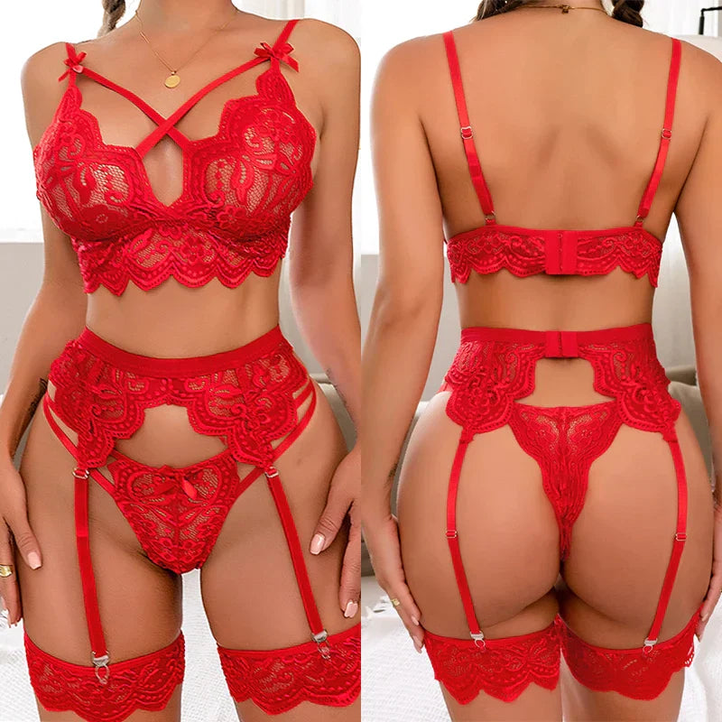 Tilly - 3-Piece French Lingerie Set