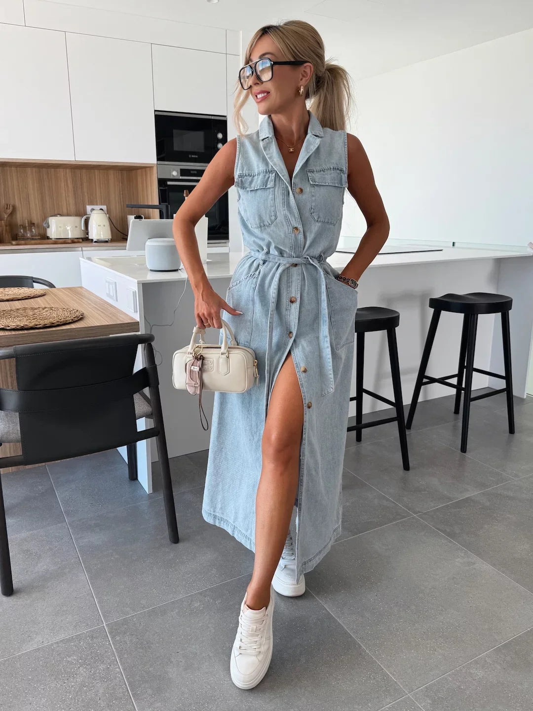 Alley - Maxi Denim Dress