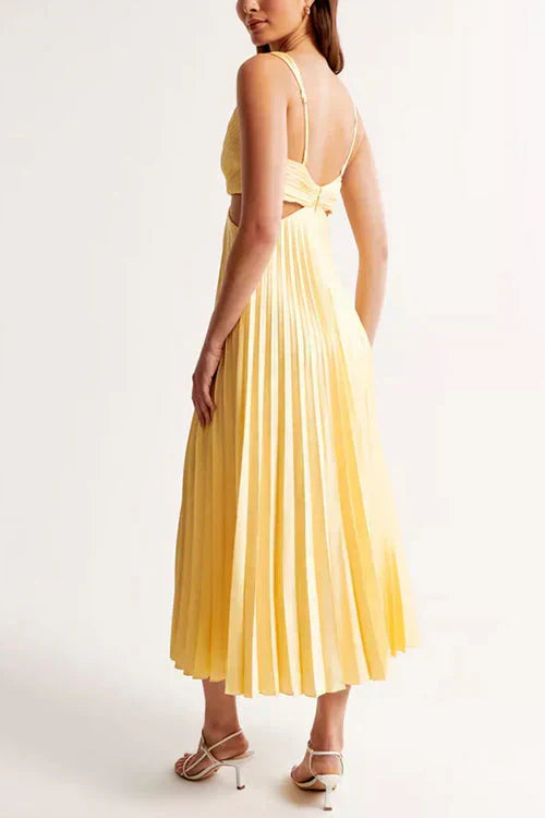 Seraphina - Pleated Maxi Dress