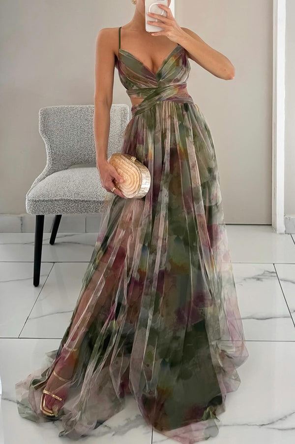 Éloïse - Enchanting floral print maxi dress