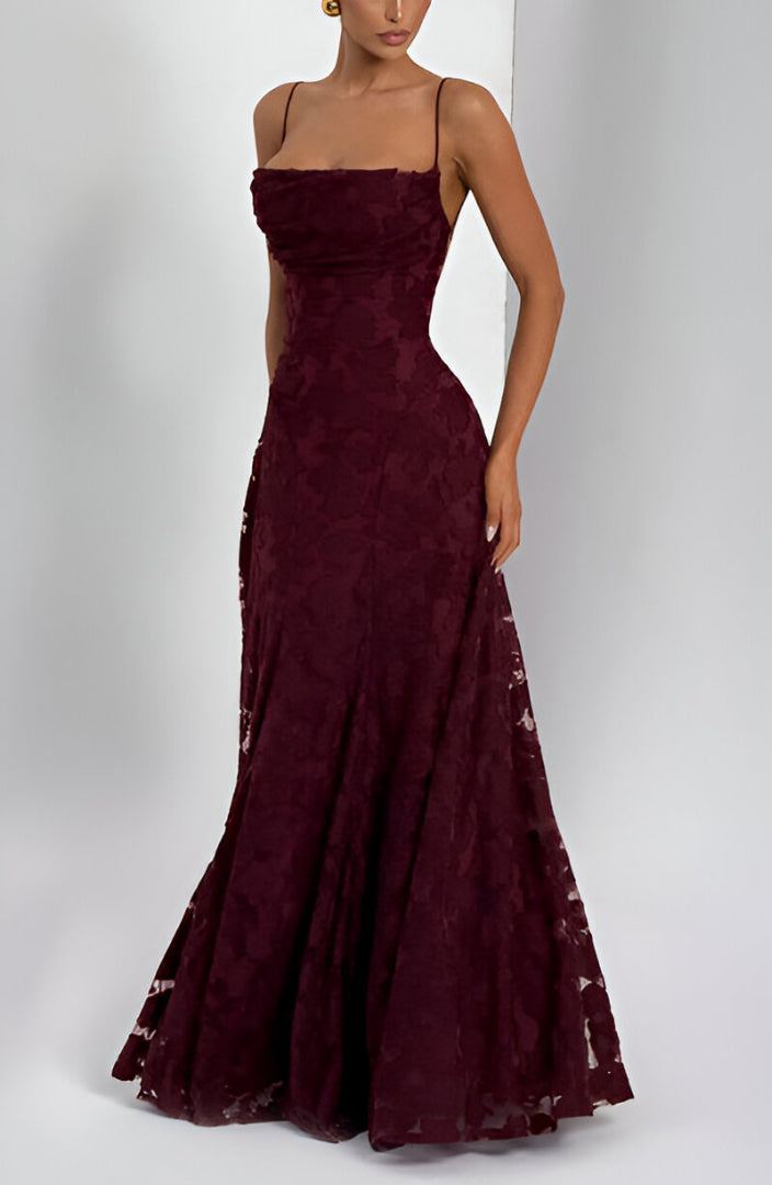 Ariana - Lace Corset Maxi Dress