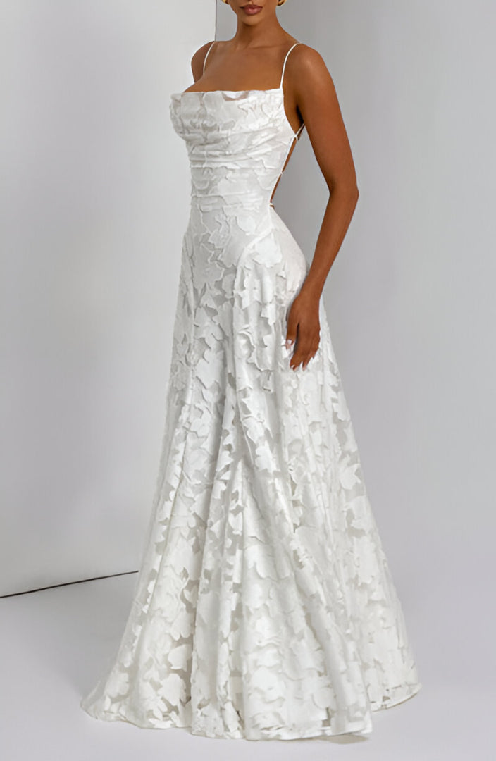 Ariana - Lace Corset Maxi Dress
