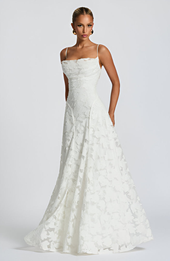 Ariana - Lace Corset Maxi Dress