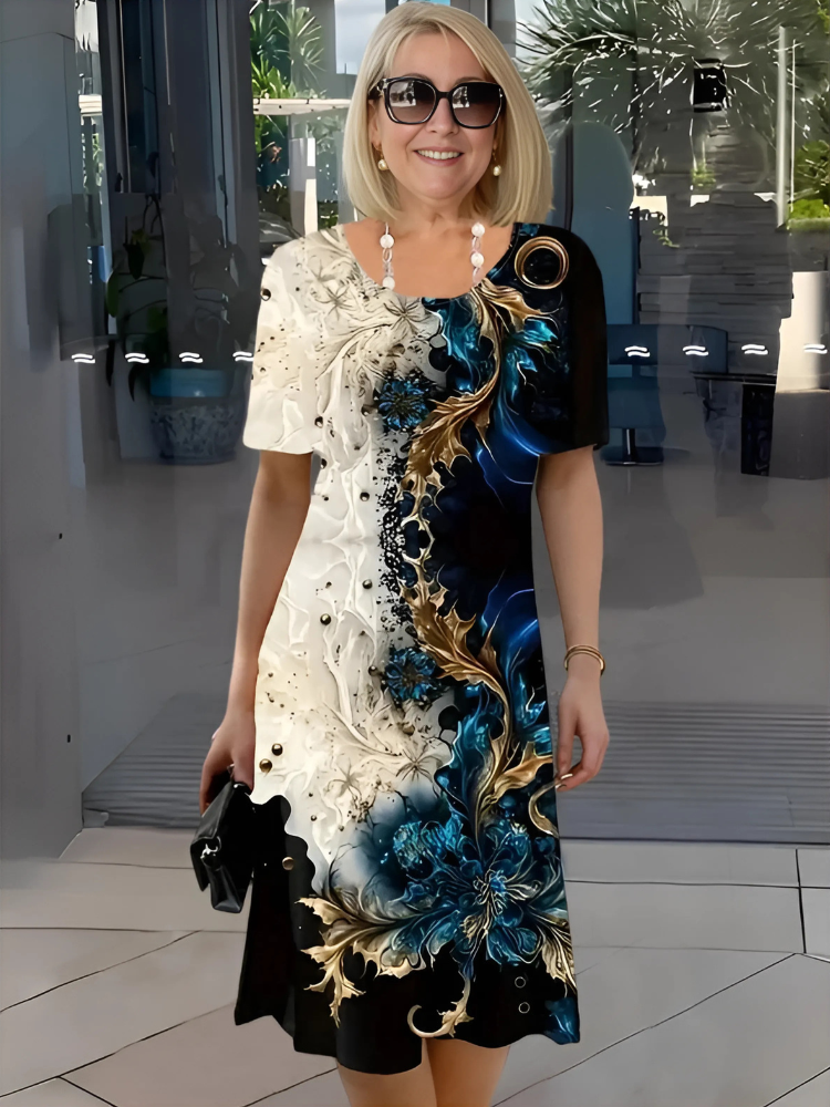 Ruth - Relaxed Floral Midi Dress
