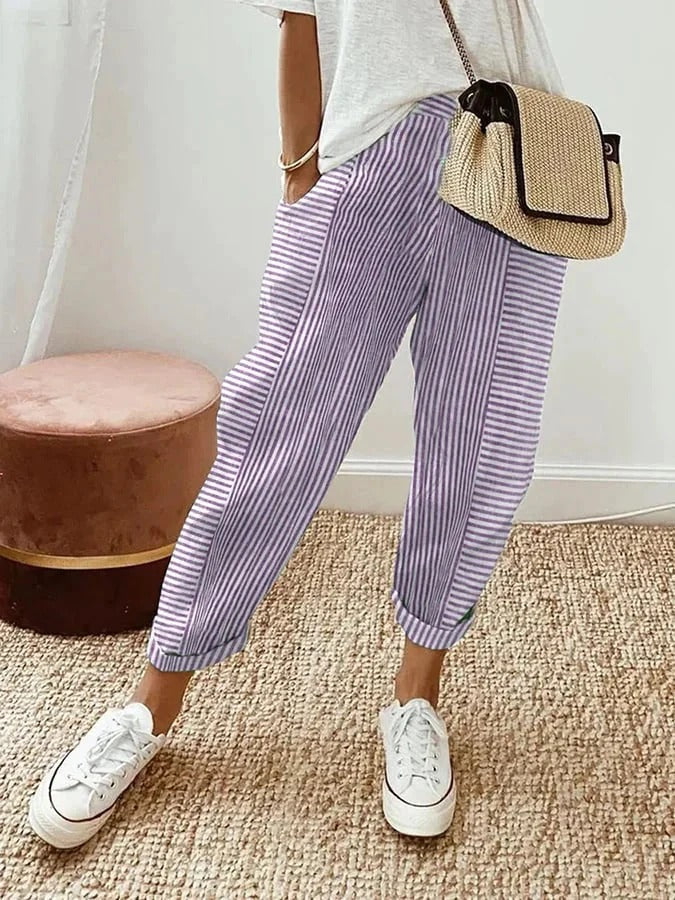 Willow - Striped Trousers