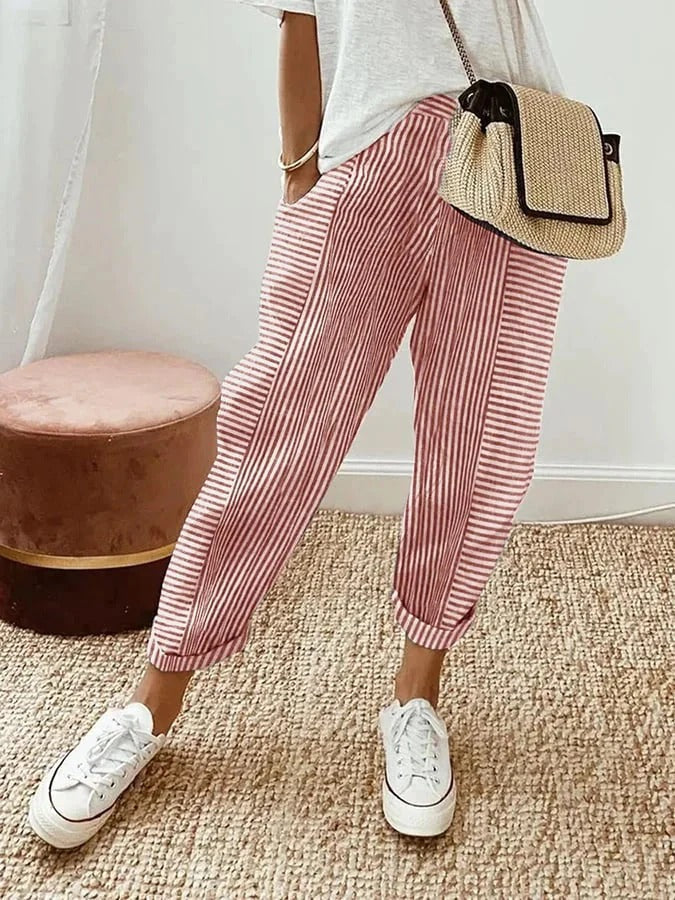 Willow - Striped Trousers