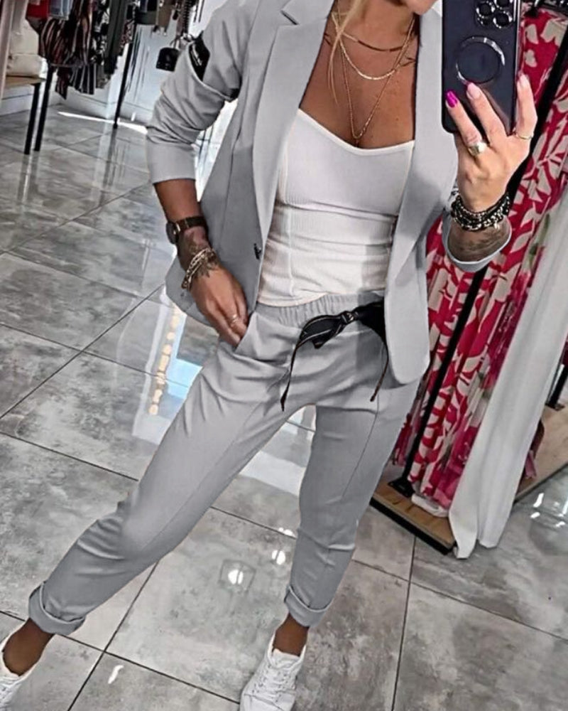 Freya - Slim Fit 2-Piece Blazer Set