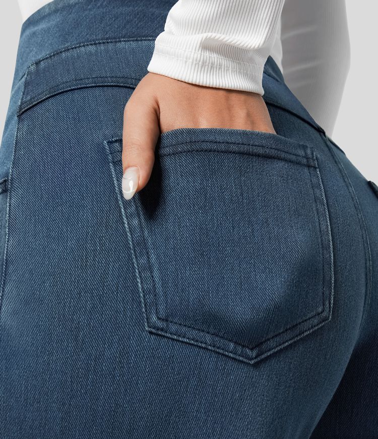 Evie | Comfy Elasticated High Waisted Trousers