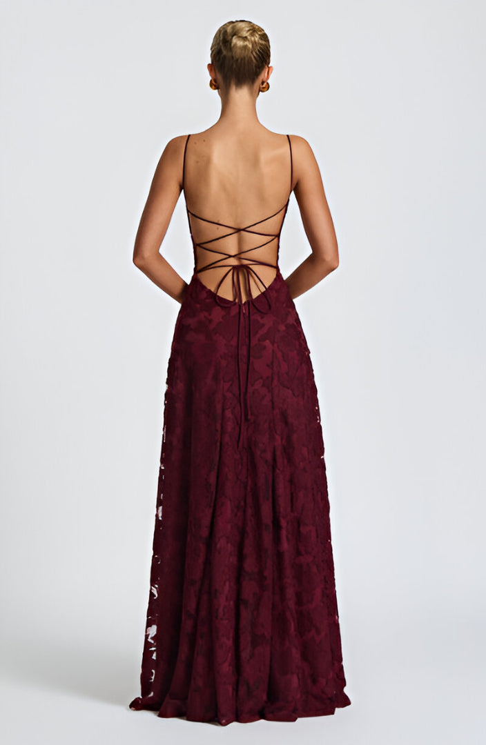 Ariana - Lace Corset Maxi Dress