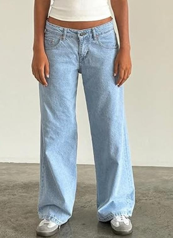 Calina - Low-Rise Jeans