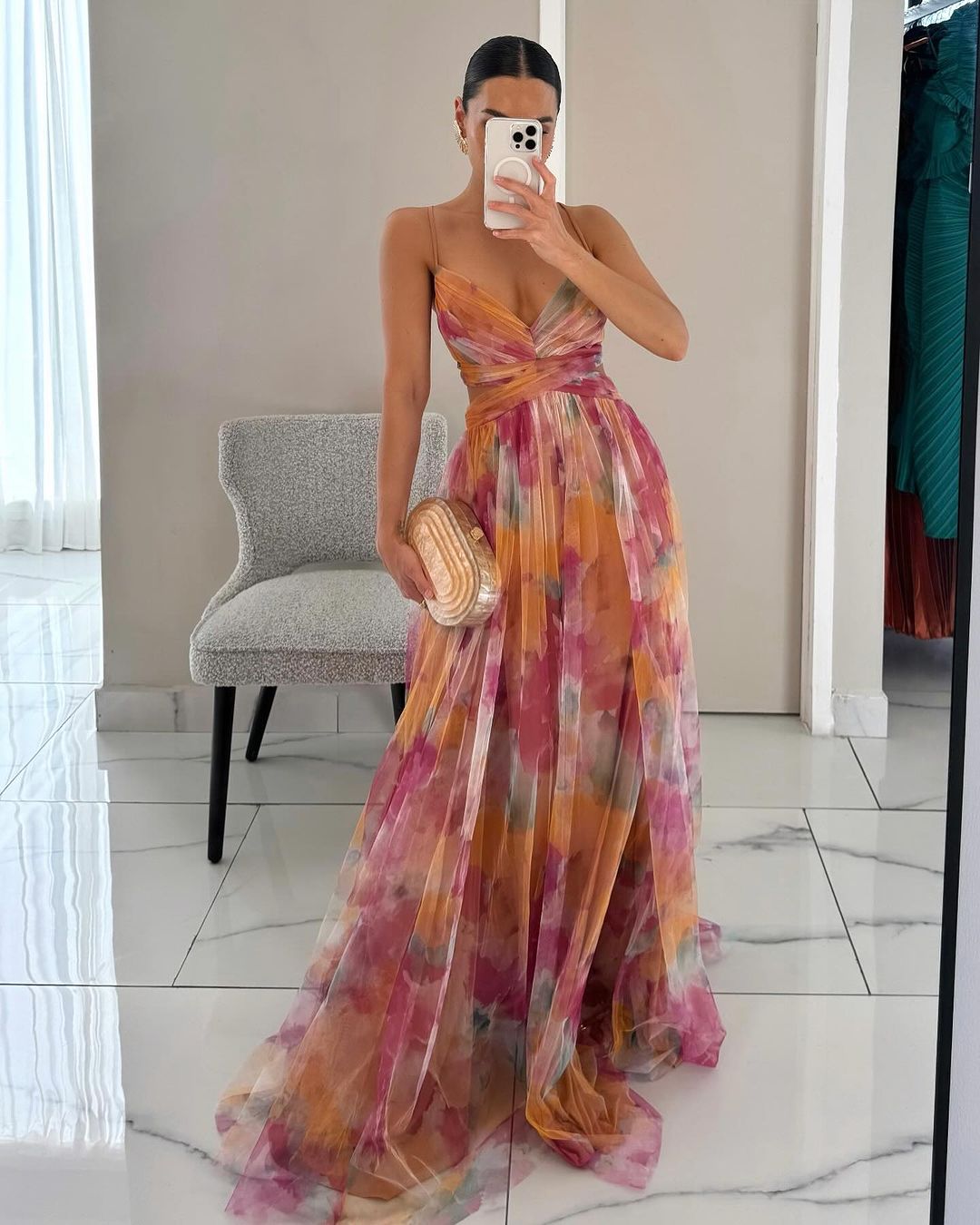 Éloïse - Enchanting floral print maxi dress