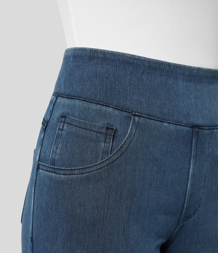Evie | Comfy Elasticated High Waisted Trousers