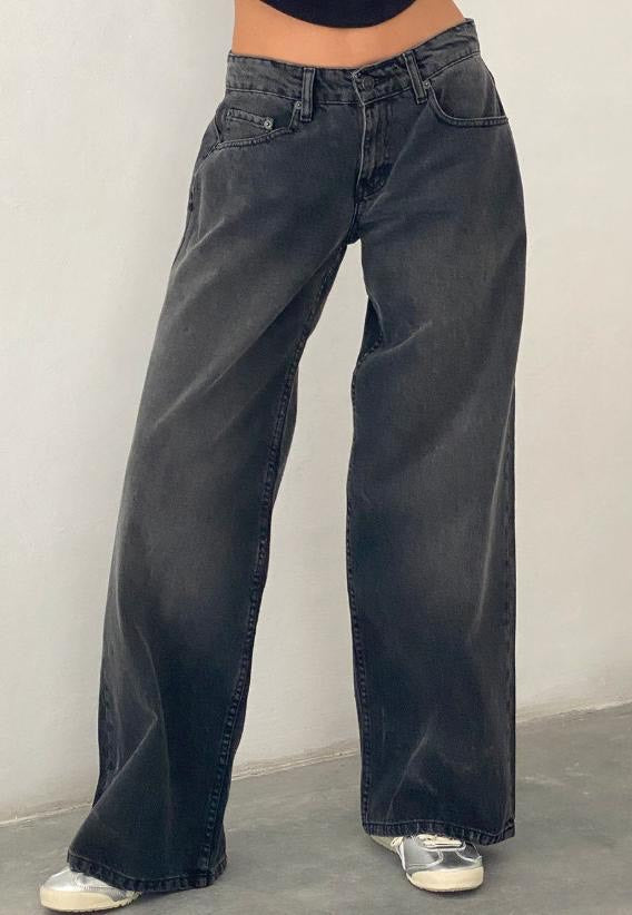 Calina - Low-Rise Jeans