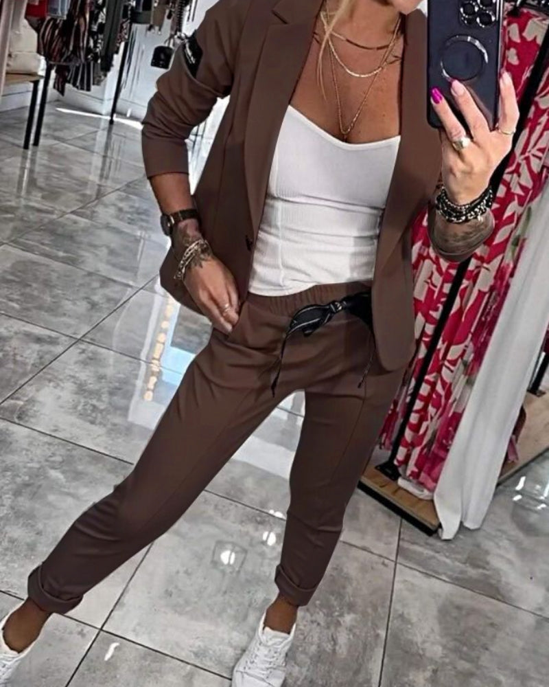 Freya - Slim Fit 2-Piece Blazer Set