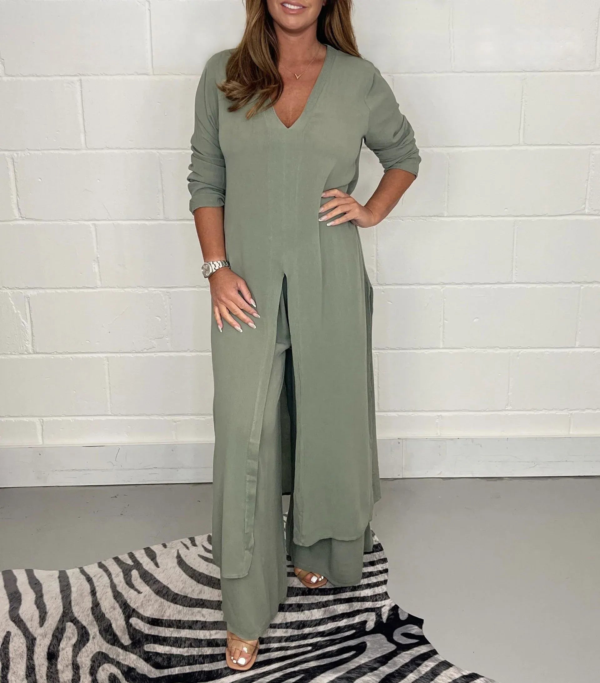 Edith - Velour Flow Set