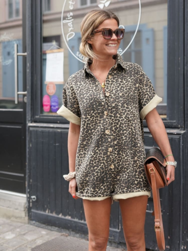 Sable - Cheetah Jumpsuit