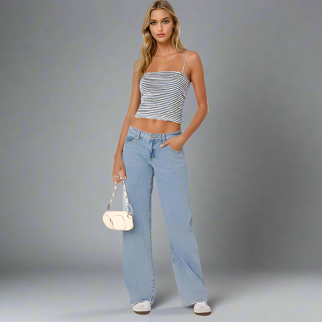 Calina - Low-Rise Jeans