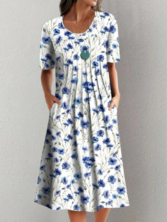 Matilda – Elegant Layered Tummy-Coverage Dress