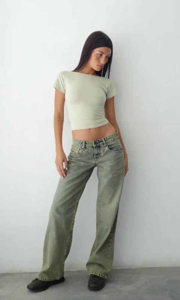 Calina - Low-Rise Jeans