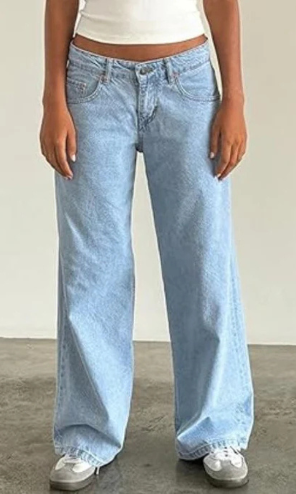 Calina - Low-Rise Jeans