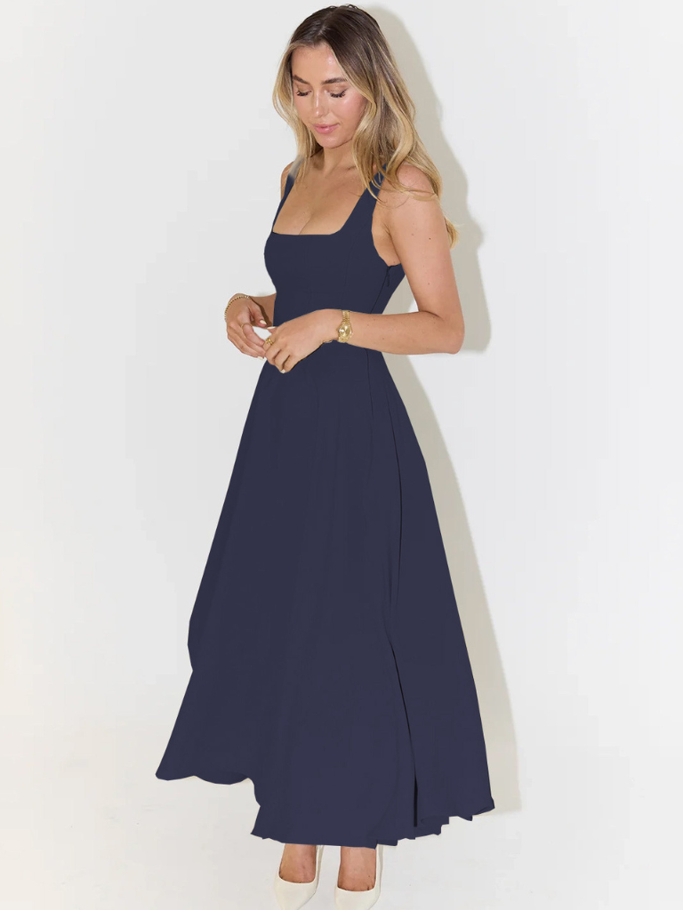 Camille – Garden Flow Midi Dress