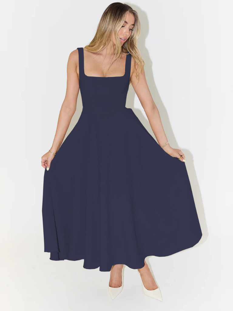 Camille – Garden Flow Midi Dress