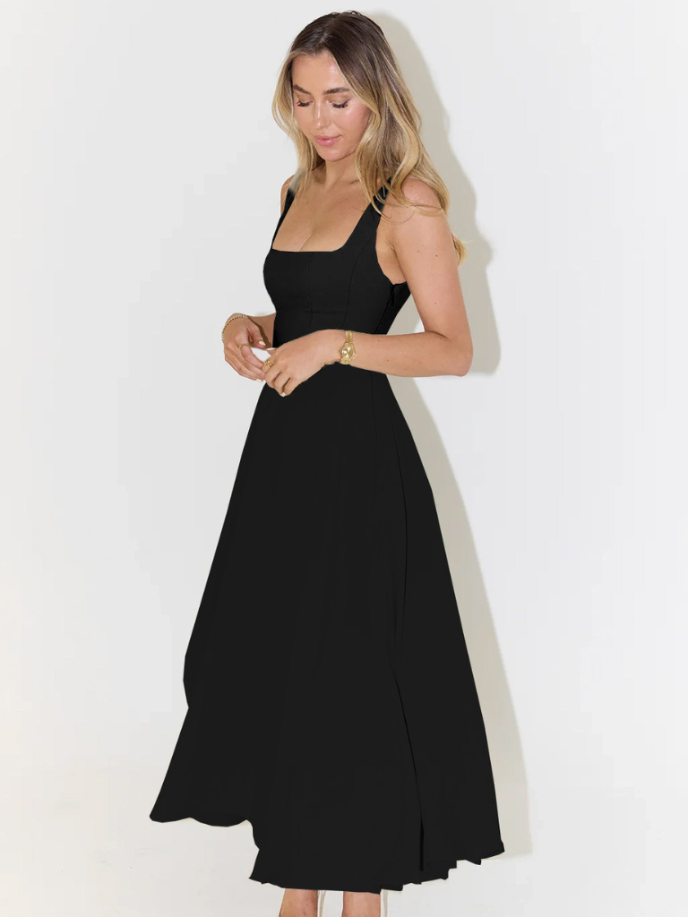 Camille – Garden Flow Midi Dress