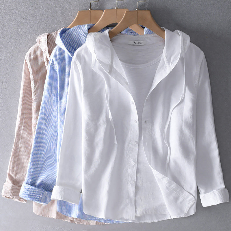 Bella - Lightweight Hooded Blouse