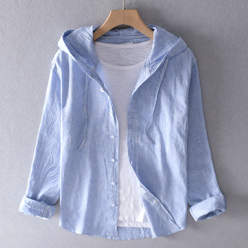 Bella - Lightweight Hooded Blouse