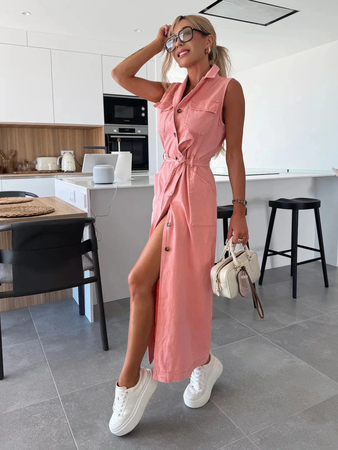 Alley -  Maxi Denim Dress