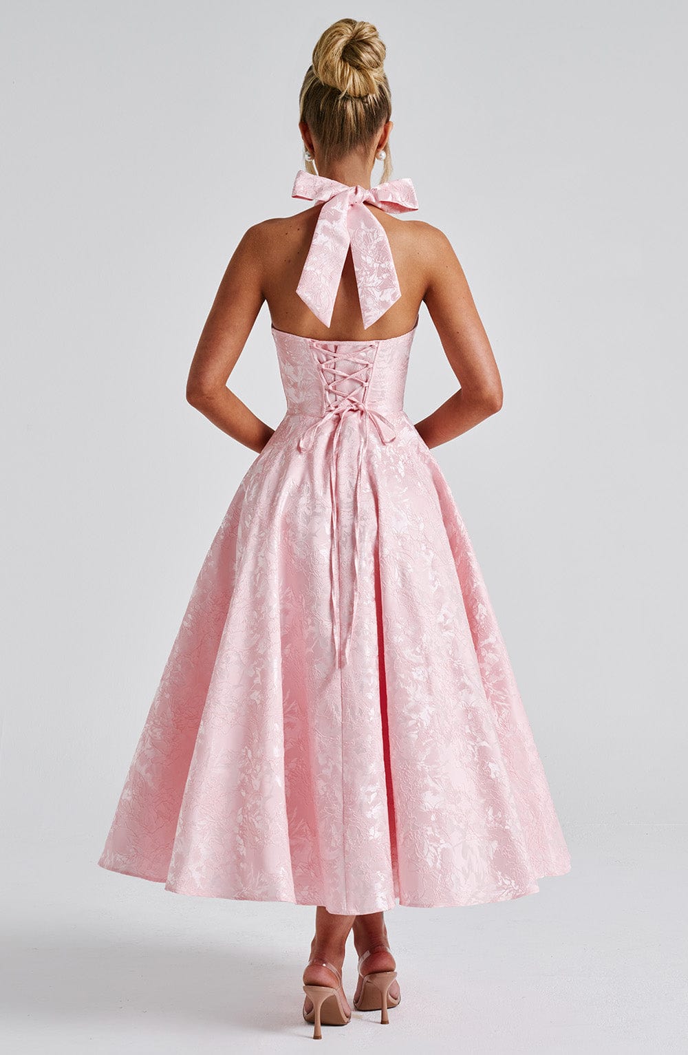 Lara - Midi dress with halter neckline