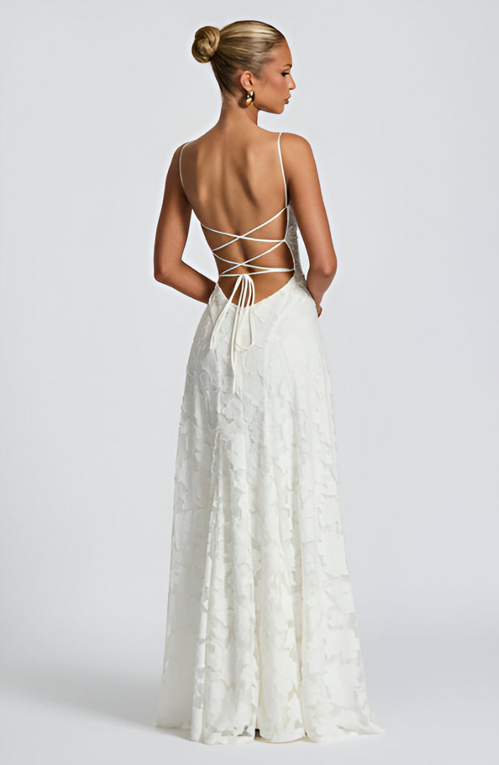 Ariana - Lace Corset Maxi Dress