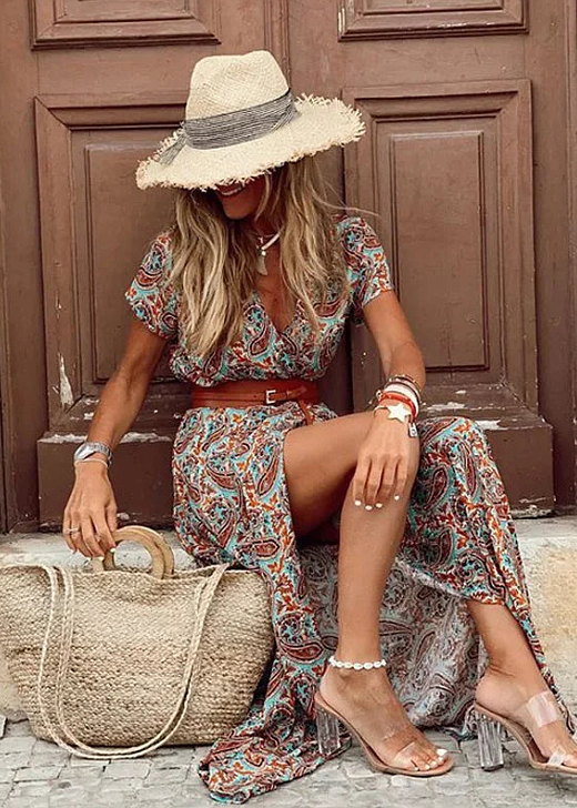 Evelyn  – Bohemian Maxi Dress