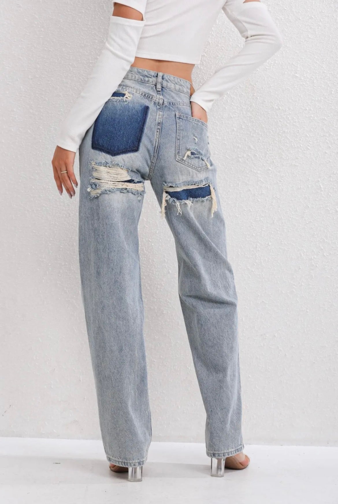 Lioré - Vintage Ripped Jeans