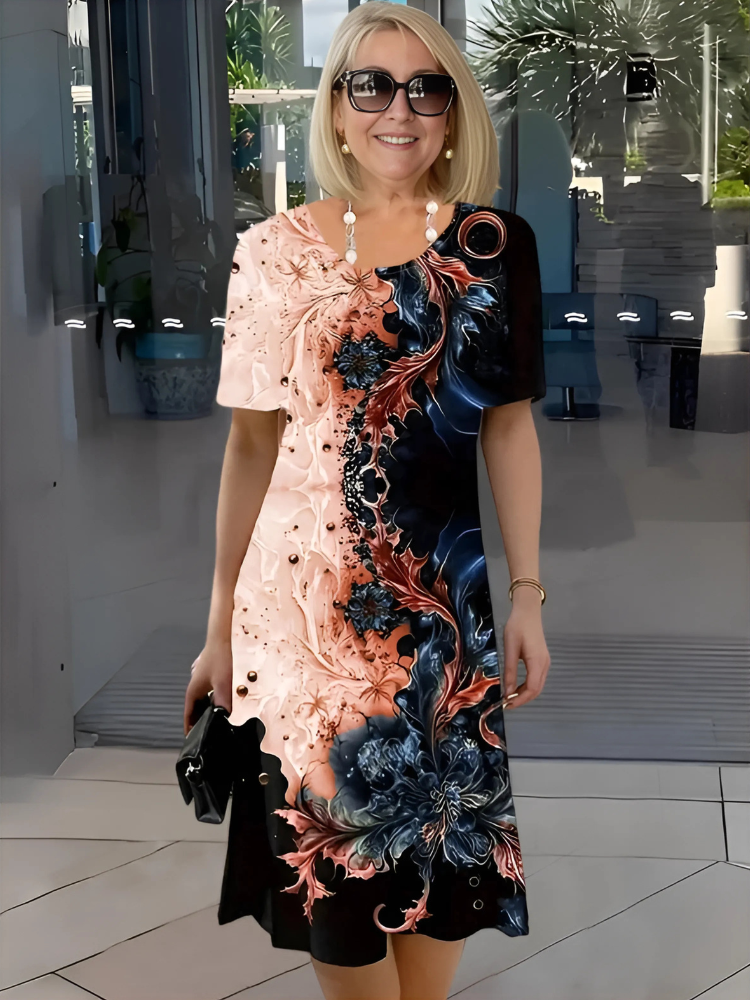 Ruth - Relaxed Floral Midi Dress