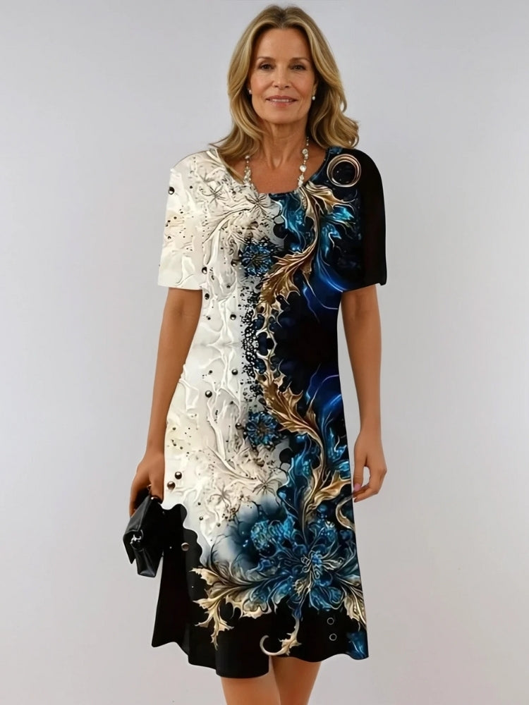 Ruth - Relaxed Floral Midi Dress